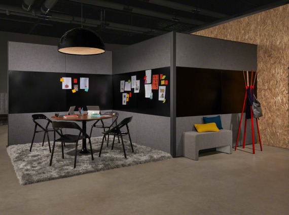 Answer Panel Systems black and gray