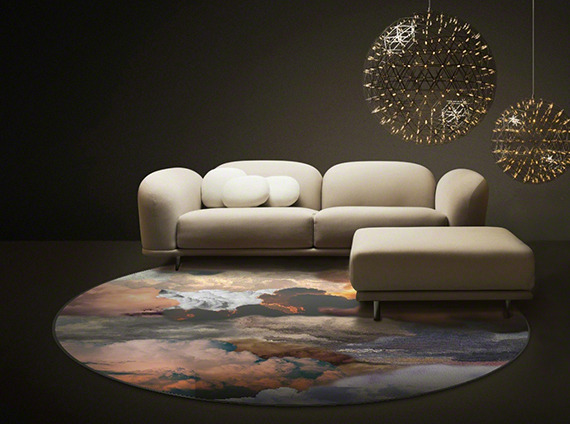 Moooi modern office with cool lights