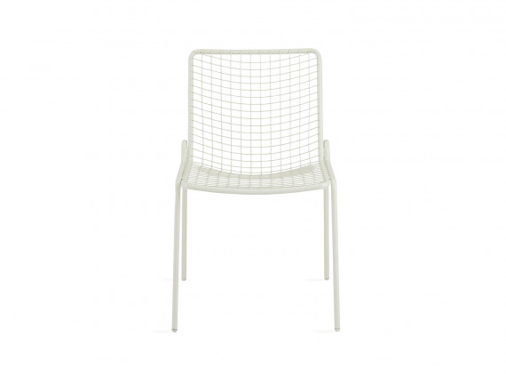 White Coalesse EMU Rio Armless Chair on white background