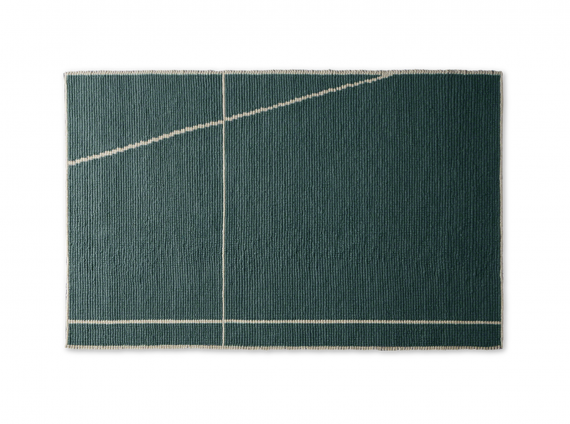 Collet Rug in green