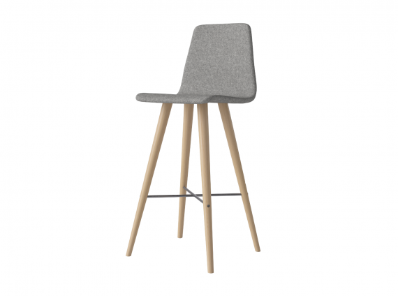 Beaver Stool in gray