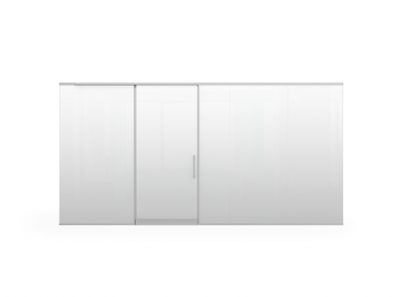 V.I.A. Architectural Walls Butt Glazing Capability for privacy